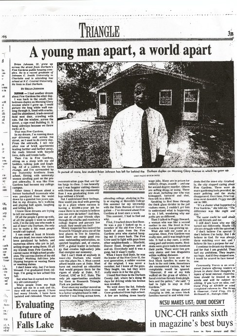 A Young Man Apart (B. Johnson)