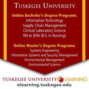 TUSKEGEE UNIVERSITY ONLINE DEGREE PROGRAMS